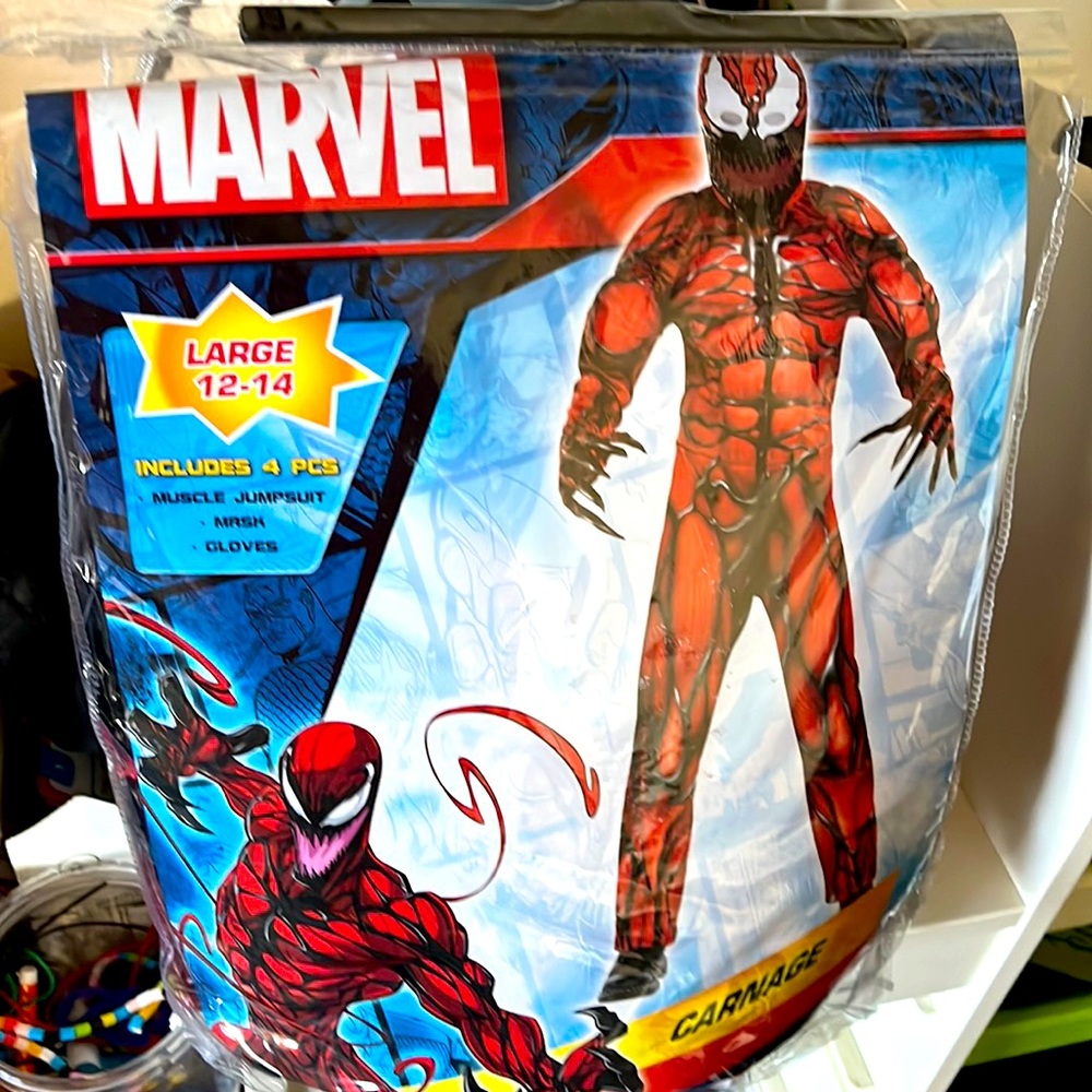 Marvel Carnage Kids Costume Large (12-14)